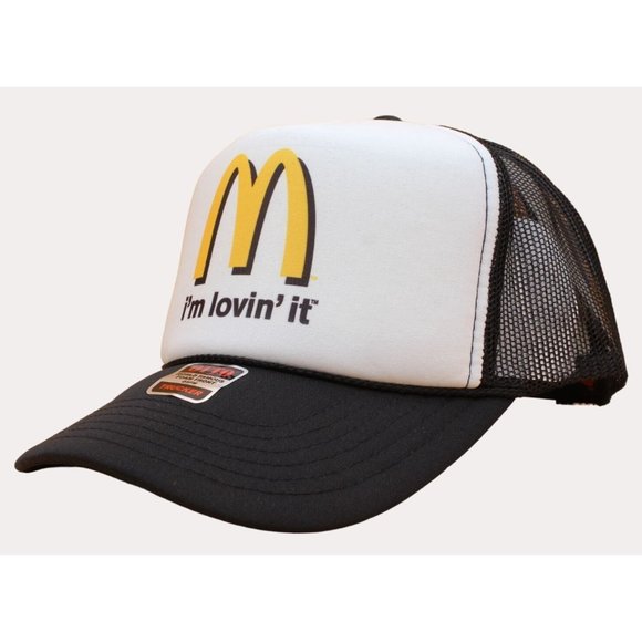 McDonalds Trucker Hat Mesh Cap Snapback Hat Adjustable  i'm lovin it - Picture 4 of 4
